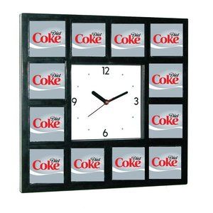 Diet Coke Coca Cola around the Clock with 12 pictures